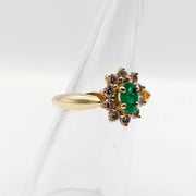Close-up of lab created diamond with stunning sparkle and clarity ideal for custom engagement ring design