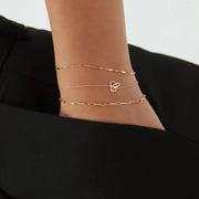 Gold tennis bracelet featuring brilliant lab grown diamond tennis bracelet stones