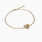 Gold tennis bracelet featuring brilliant lab grown diamond tennis bracelet stones