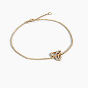Gold tennis bracelet featuring brilliant lab grown diamond tennis bracelet stones