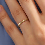 Classic 14K gold signet ring diamond sunburst design minimal timeless jewelry