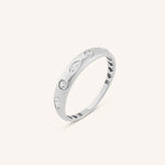featuring a diamond sunburst. A perfect minimal jewelry piece for effortless elegance.