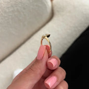 1 carat kite cut lab grown diamond with sharp angles and contemporary geometric shape