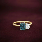 1.85 Ct TOI lab grown heart diamond ring, 18K gold, romantic and luxurious jewelry piece.