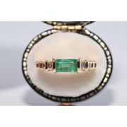 Fine lab created gemstone diamond ring with round pink center and brilliant white diamond setting