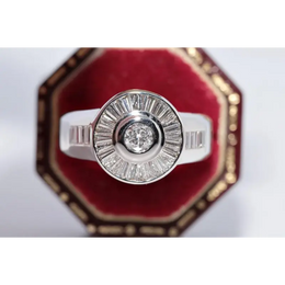 Beautiful lab grown diamond with superior brilliance and clarity for custom jewelry creations