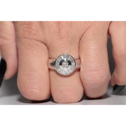Beautiful lab grown diamond with superior brilliance and clarity for custom jewelry creations