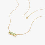 0.79 Ct Genuine Green Diamond Necklace Modern Minimalist Luxury Pendant Fine Jewelry for Women