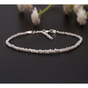 raw White diamonds and raw White diamond stone with raw natural crystal texture close view