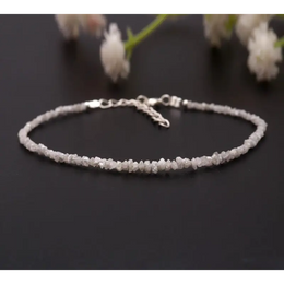 raw White diamonds and raw White diamond stone with raw natural crystal texture close view