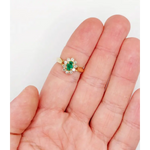 Close-up of lab created diamond with stunning sparkle and clarity ideal for custom engagement ring design
