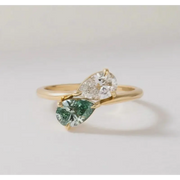 1.54 Ct MOI lab created round diamond ring, solitaire, timeless elegance, perfect engagement gift.
