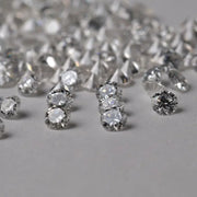 lab grown blue diamond and yellow diamond jewelry including lab diamond chain and hoop earrings collection