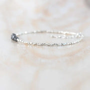 bracelet gold and with Black diamond uncut and uncut Black diamond luxury jewelry display.