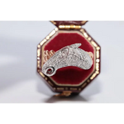 Unique lab created gemstone ring with topaz center stone and white diamond details