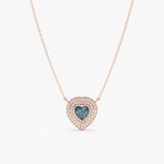 0.44 Ct genuine blue gemstone pendant necklace with deep color and elegant design, perfect for fine jewelry and stylish everyday wear