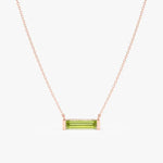 0.79 Ct Genuine Green Diamond Necklace Modern Minimalist Luxury Pendant Fine Jewelry for Women