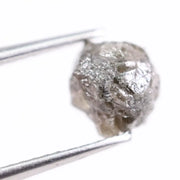 natural uncut diamond crystal with raw diamond ring appearance grey rough diamond 