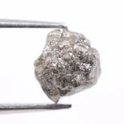 natural uncut diamond crystal with raw diamond ring appearance grey rough diamond 
