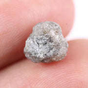 Rose cut gray diamond jewelry handmade with ethical lab grown diamond