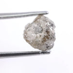 Rose cut gray diamond jewelry handmade with ethical lab grown diamond