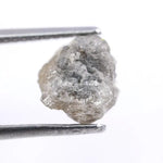 Rose cut gray diamond jewelry handmade with ethical lab grown diamond