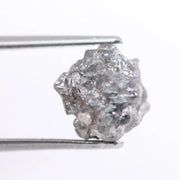 3.51 Ct Uncut natural Grey Rough raw Diamond Earth Mined Diamond Use For Jewerly 