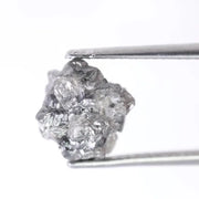 3.51 Ct Uncut natural Grey Rough raw Diamond Earth Mined Diamond Use For Jewerly 