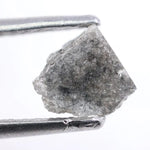 Buy natural and lab grown gray diamonds in rose cut, faceted, raw, and salt and pepper styles
