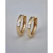 gold earrings with elegant 14k gold hoop earrings design and timeless gold hoops luxury style.
