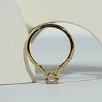 Gothic engagement rings with dramatic vintage inspired luxury detailing