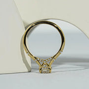 Gothic engagement rings with dramatic vintage inspired luxury detailing