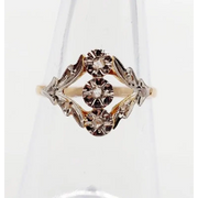 Unique 0.70 Ct Round Cut Natural Diamond Ring Pear Shape Dainty Promise Ring