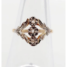 Unique 0.70 Ct Round Cut Natural Diamond Ring Pear Shape Dainty Promise Ring