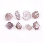 Natural Raw Rough Pink Rough Diamond Lot Uncut Earth Mined Diamond Use For Custom Jewerly 
