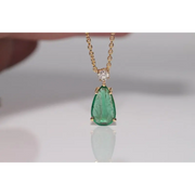 0.15 CT lab grown diamond pendant with a sparkling solitaire diamond on an elegant chain, minimalist fine jewelry for women
