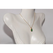 0.15 CT lab grown diamond pendant with a sparkling solitaire diamond on an elegant chain, minimalist fine jewelry for women