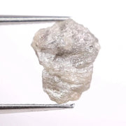 Natural gray diamond ring featuring salt and pepper inclusions and minimalist design