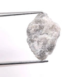 Gray diamond engagement ring with faceted lab grown gray diamond in modern setting