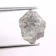 Gray diamond engagement ring with faceted lab grown gray diamond in modern setting