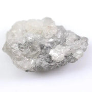 Natural gray diamond ring featuring salt and pepper inclusions and minimalist design