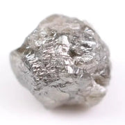 natural uncut diamond crystal with raw diamond ring appearance grey rough diamond 