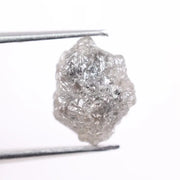 Gray diamond engagement ring with faceted lab grown gray diamond in modern setting