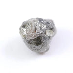 Rose cut gray diamond jewelry handmade with ethical lab grown diamond