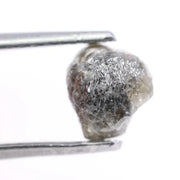 Rose cut gray diamond jewelry handmade with ethical lab grown diamond