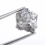 3.51 Ct Uncut natural Grey Rough raw Diamond Earth Mined Diamond Use For Jewerly 