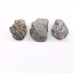 3 Pcs Grey Rough Raw Diamond Lot Loose Raw Rustic Diamond Lot Earth Mined Use For Custom Jewerly