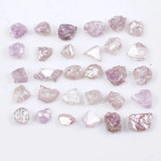 Uncut Rough Raw Diamond Lot Loose Pink Colored Diamond Lot Earth Mined Use For Jewerly 