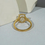 art deco engagement ring with victorian engagement ring influence and heart shaped diamond ring accents.