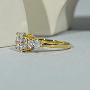 eternity wedding band paired with vintage wedding rings and fine jewelry rings luxury styling.